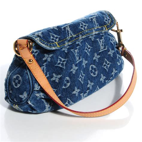 monogram jeans louis vuitton|louis vuitton monogram denim mini pleaty blue.